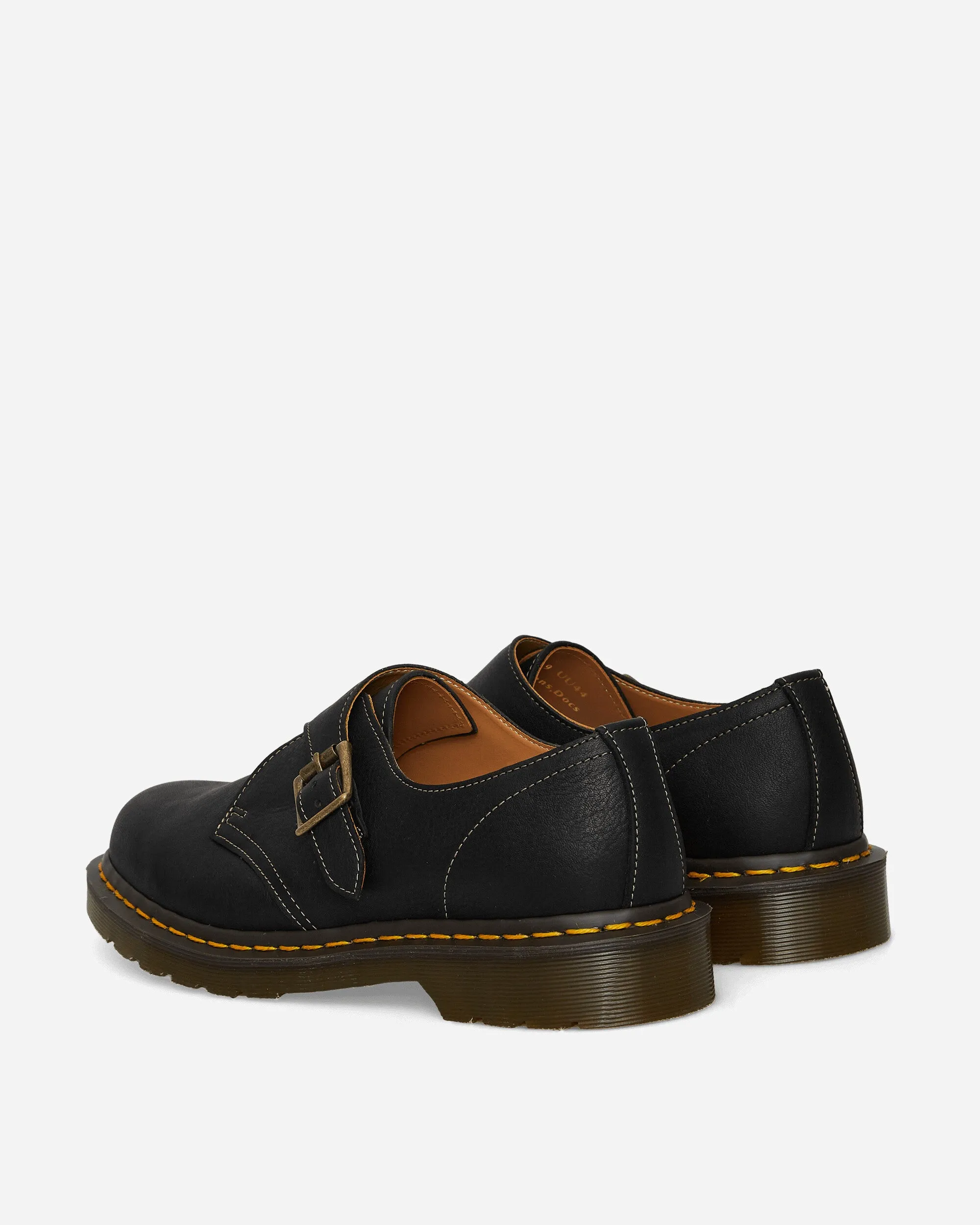 1461 Monk Natural Tumble Loafers Black