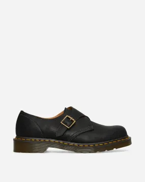 1461 Monk Natural Tumble Loafers Black