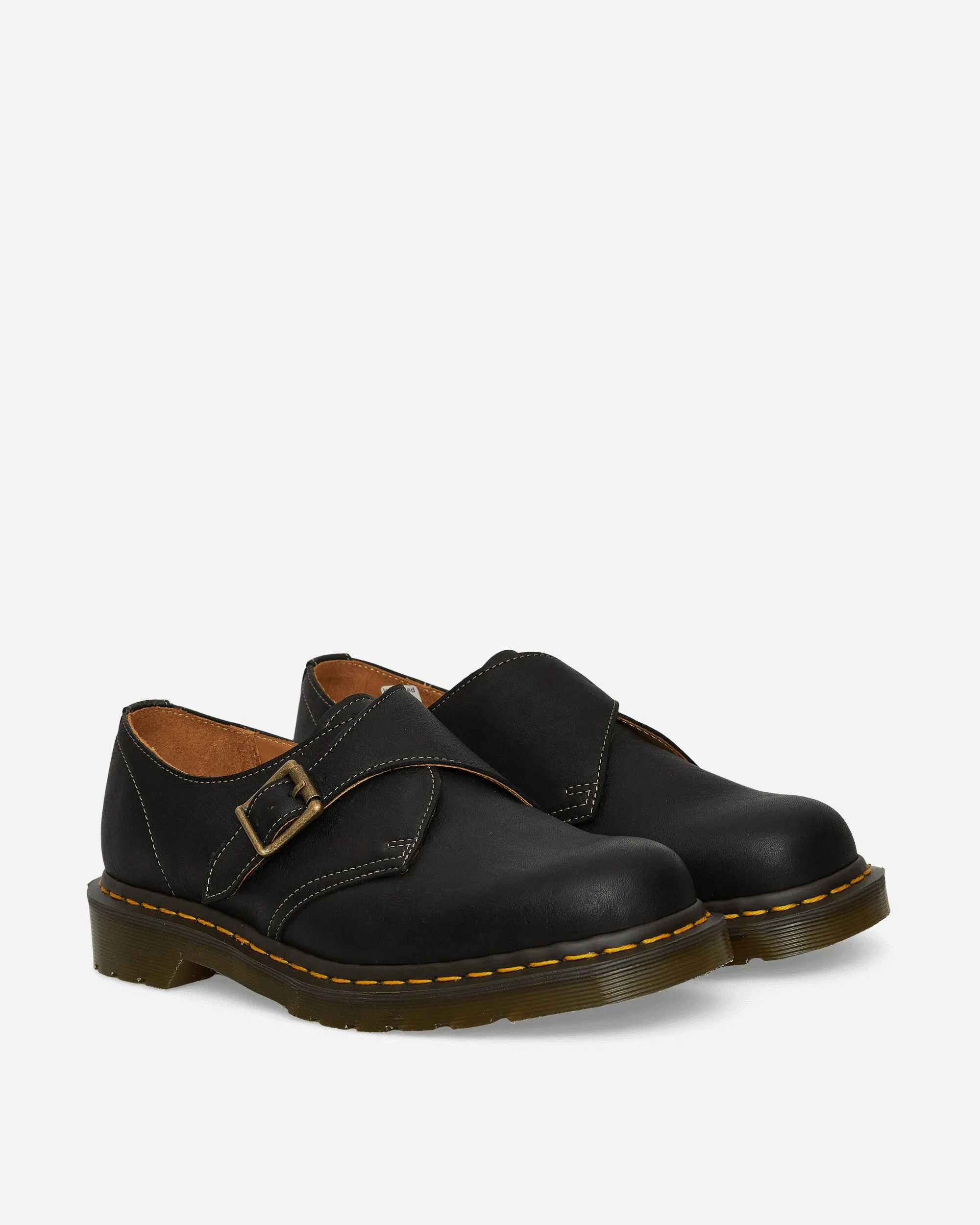 1461 Monk Natural Tumble Loafers Black