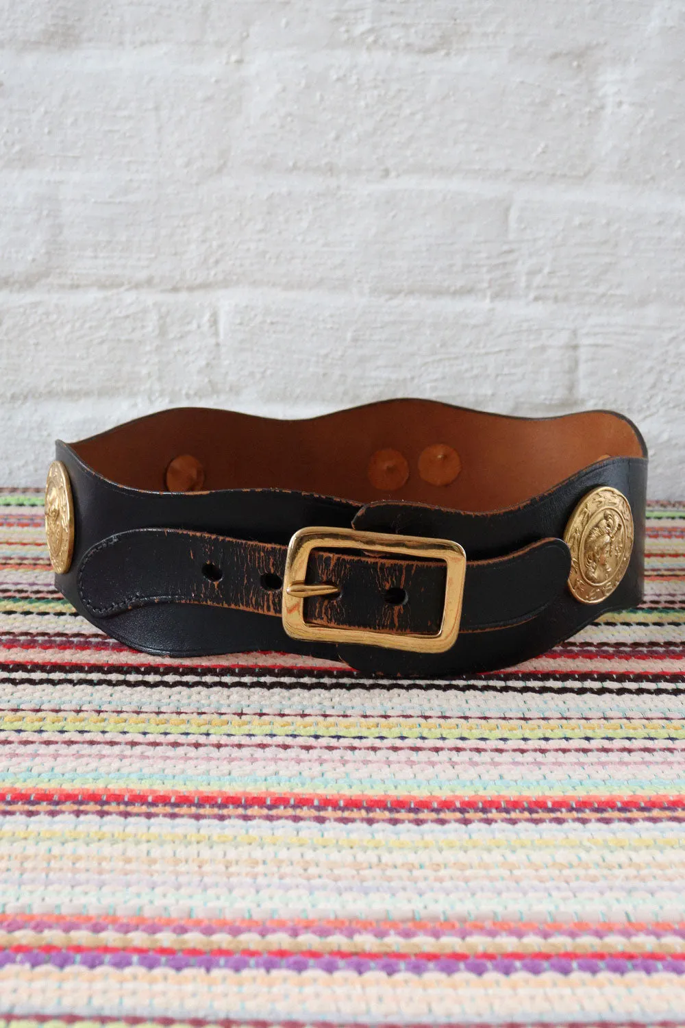 1950s Calderon Bird & Lady Medallion Waistbelt