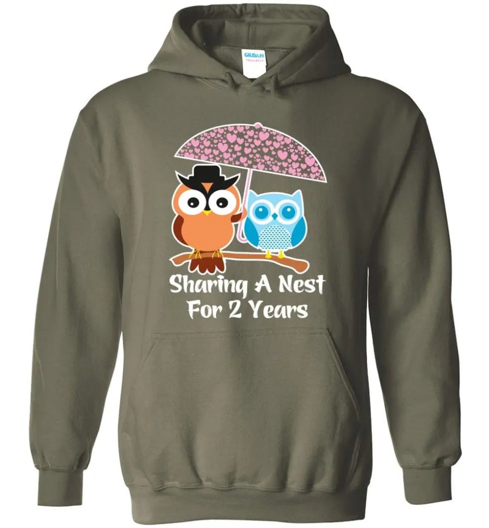 2 Years Wedding Anniversary Gifts Valentine's Day Hoodie