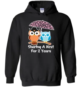 2 Years Wedding Anniversary Gifts Valentine's Day Hoodie