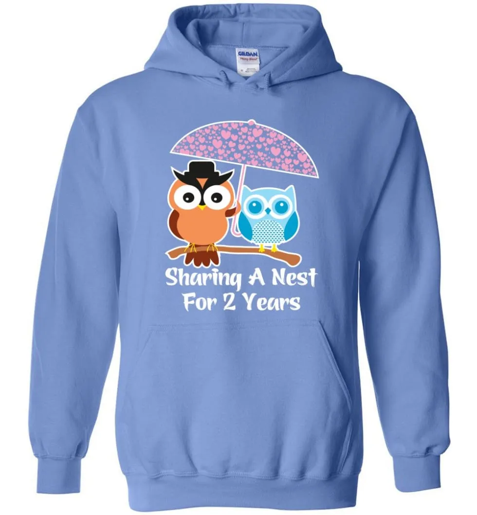 2 Years Wedding Anniversary Gifts Valentine's Day Hoodie