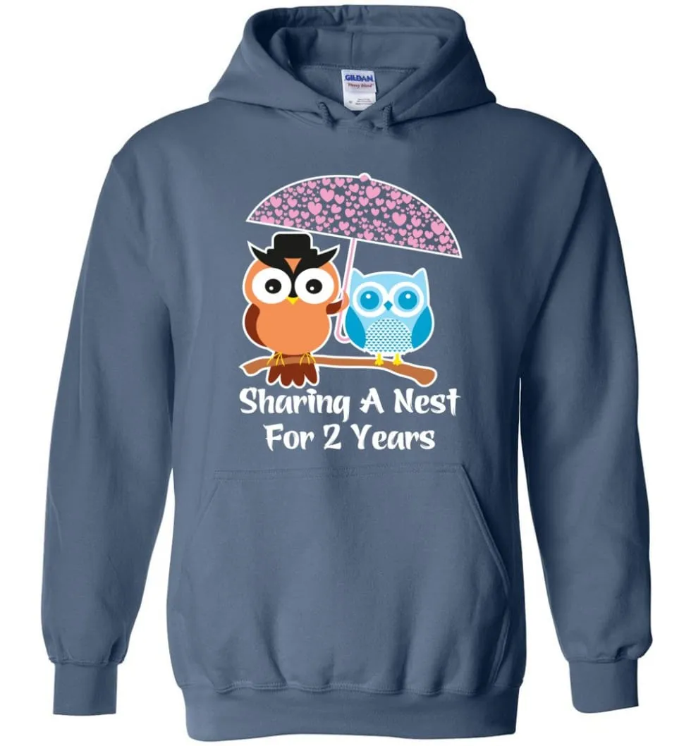 2 Years Wedding Anniversary Gifts Valentine's Day Hoodie