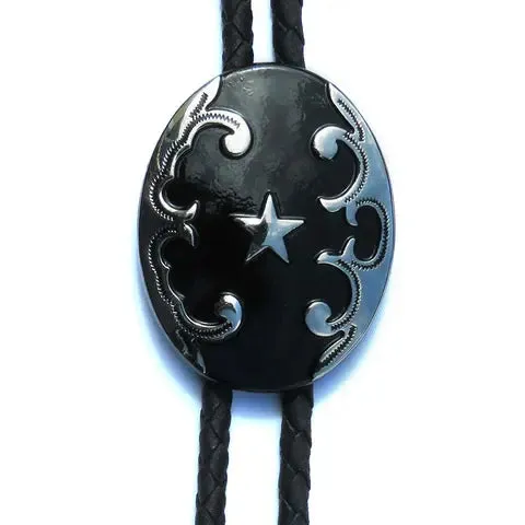 22744 Black & Silver Star Bolo