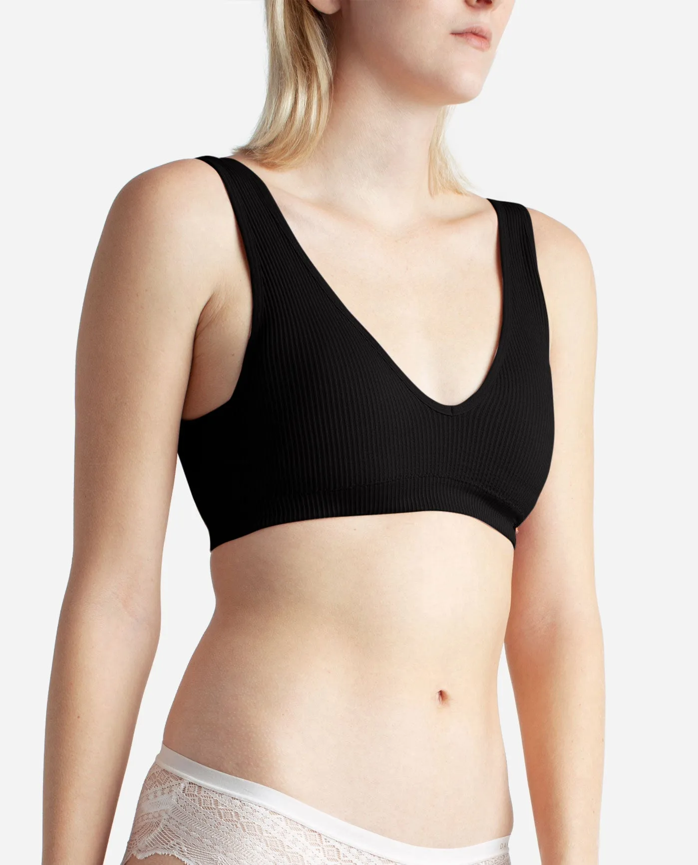 3-Pack Seamless Deep V Bralette