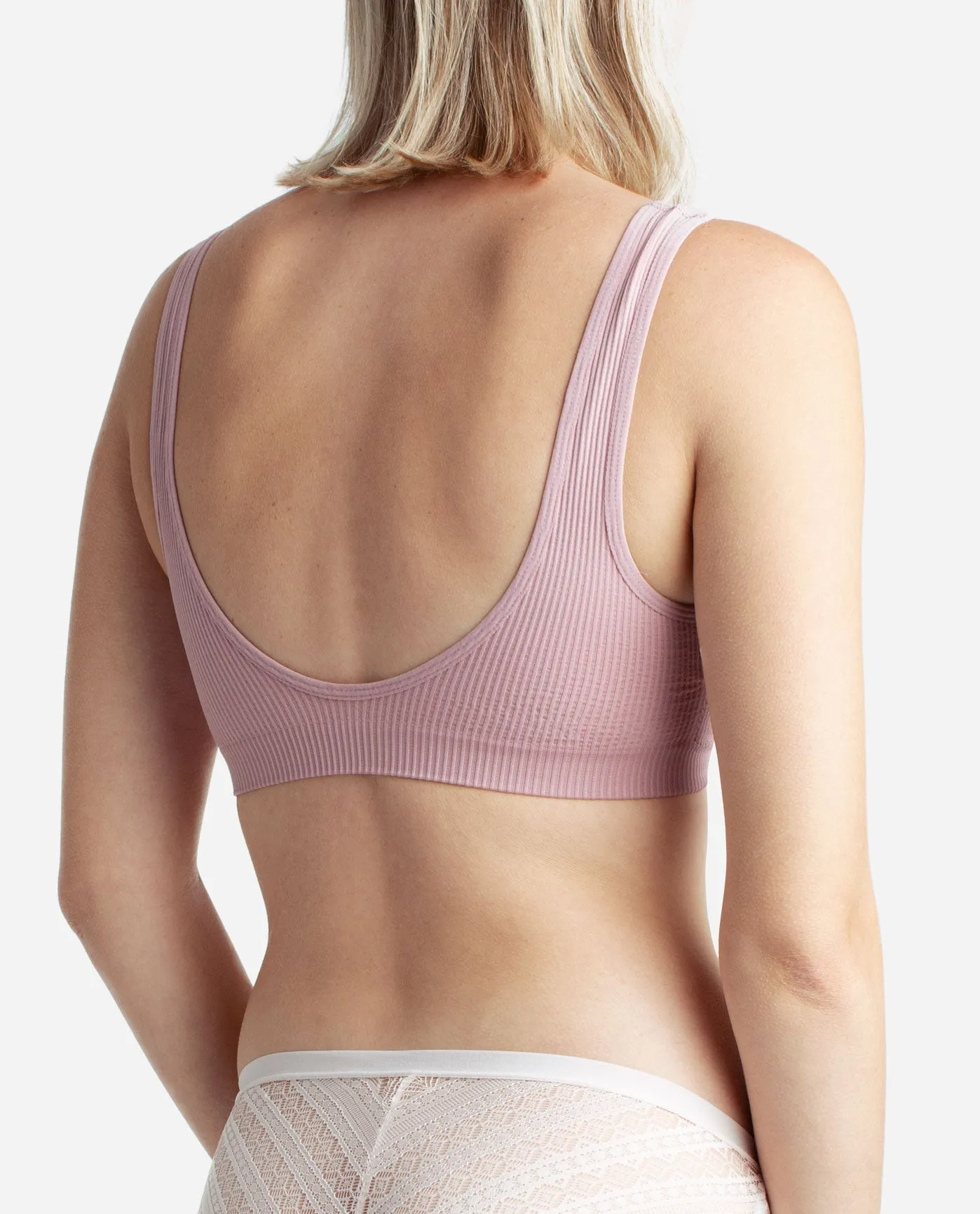 3-Pack Seamless Deep V Bralette