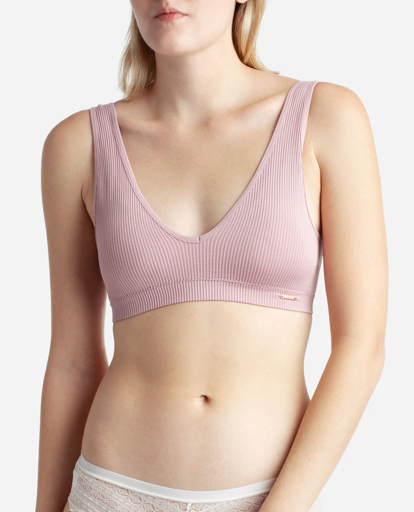 3-Pack Seamless Deep V Bralette