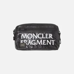 7 Moncler Fragment Shoulder Pouch - Black