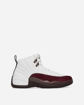 A Ma Maniére WMNS Air Jordan 12 Retro Sneakers White / Burgundy Crush