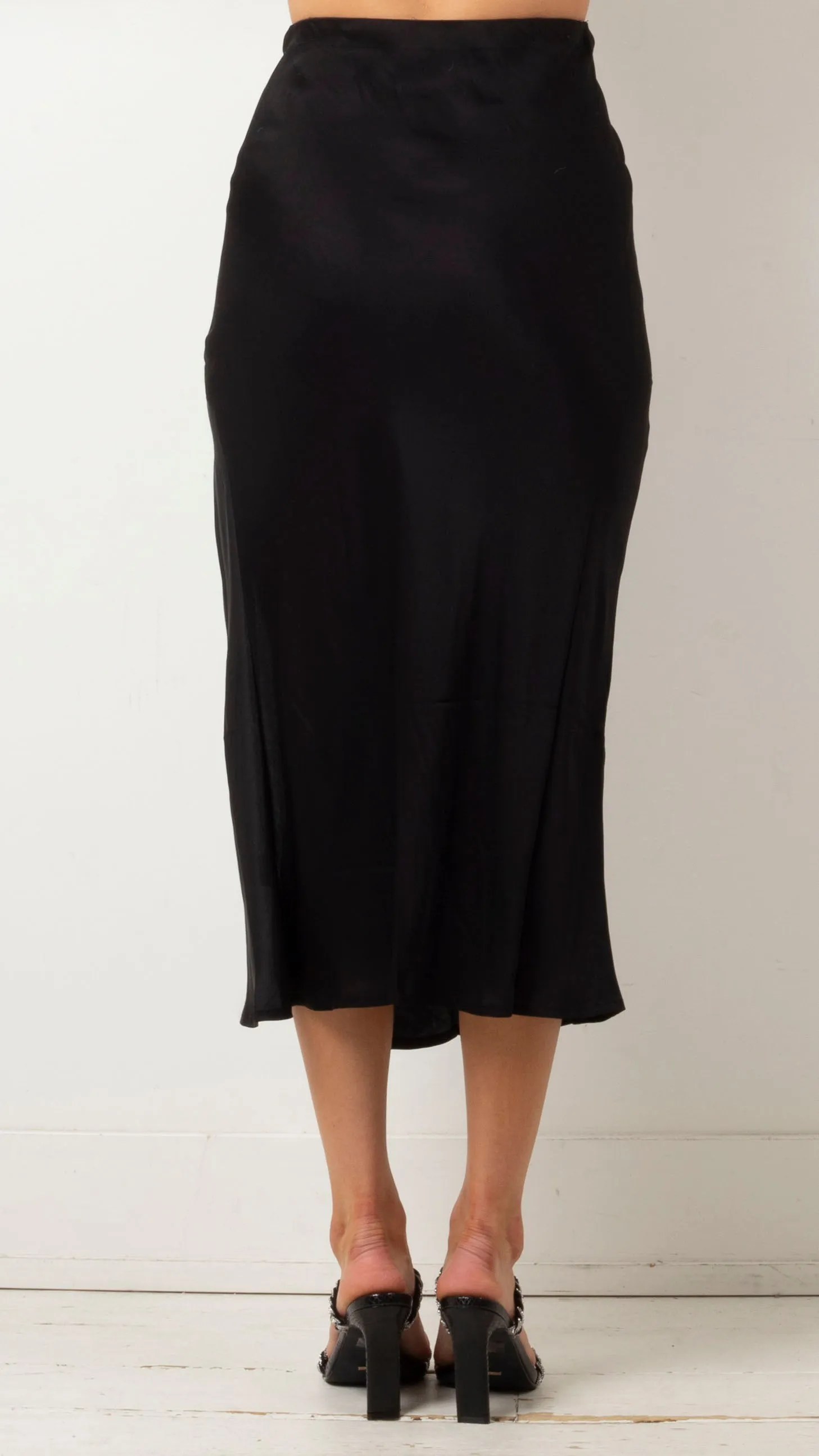 Adeline Midi Skirt - Black