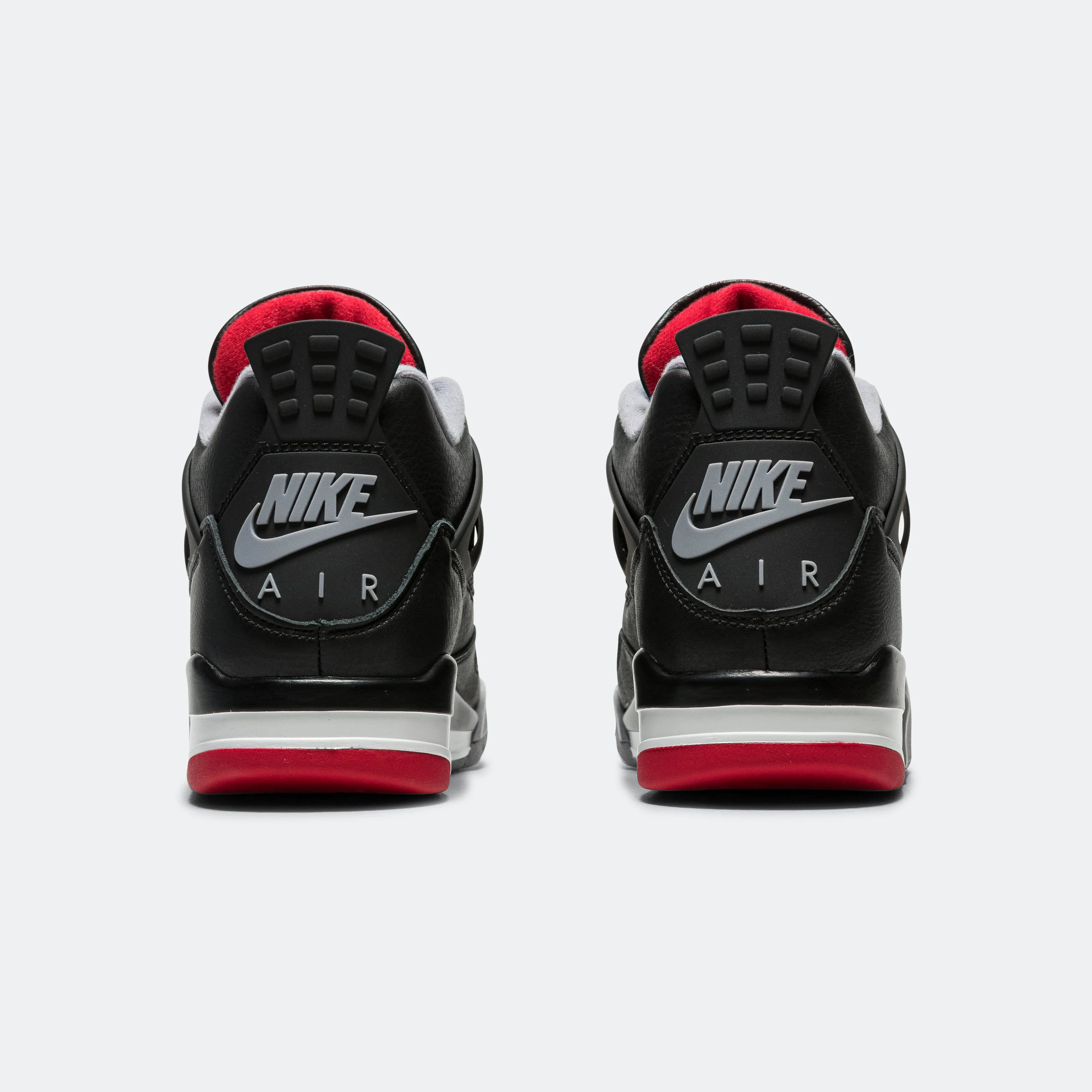 Air Jordan 4 Retro - Black/Fire Red-Cement Grey