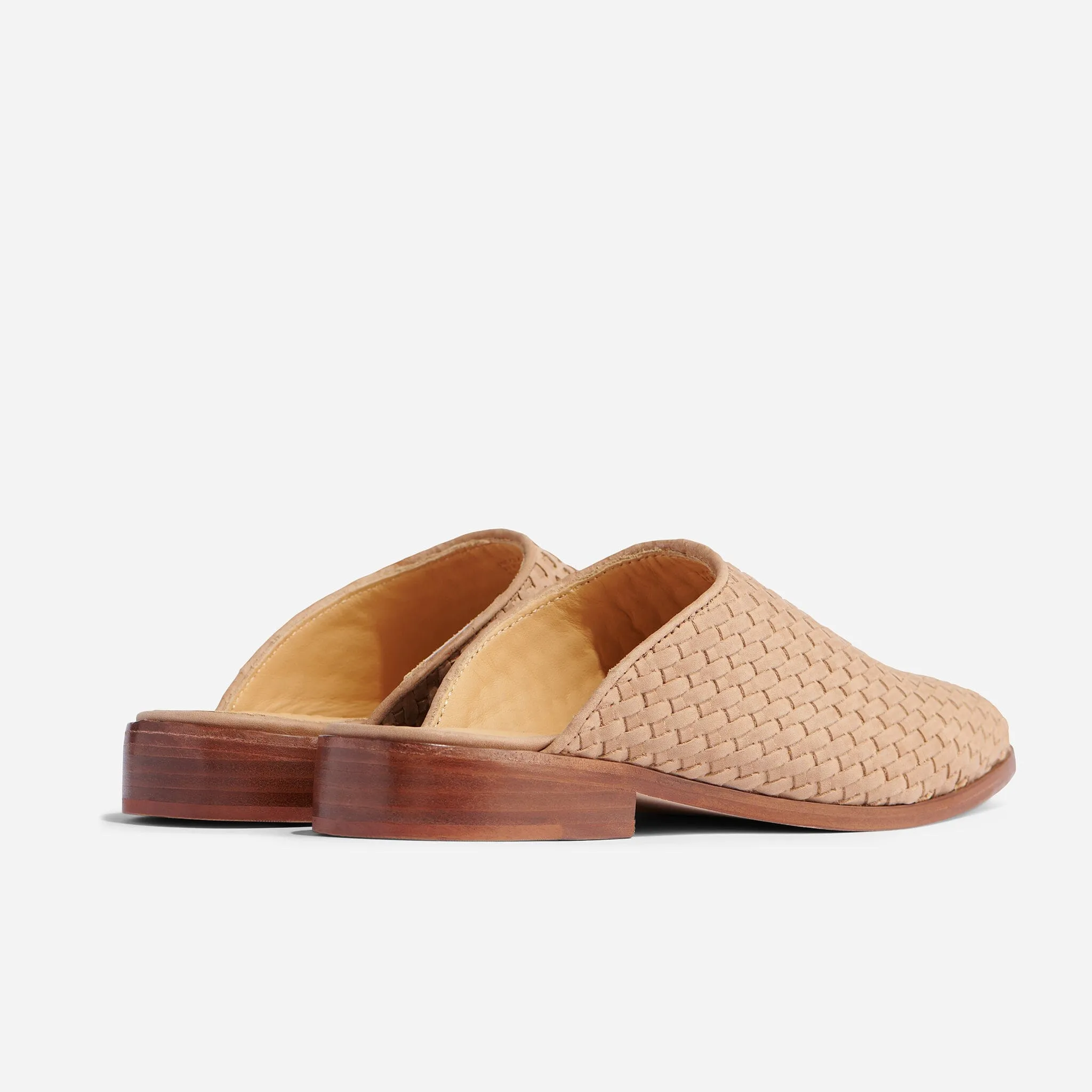 Ama Woven Mule Woven Almond