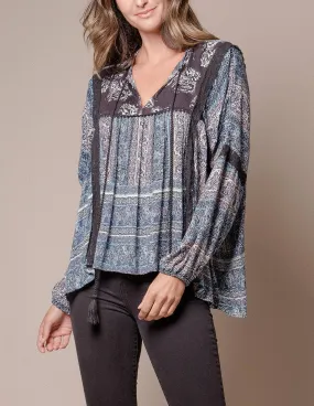 Angelica Tunic Top - Blue