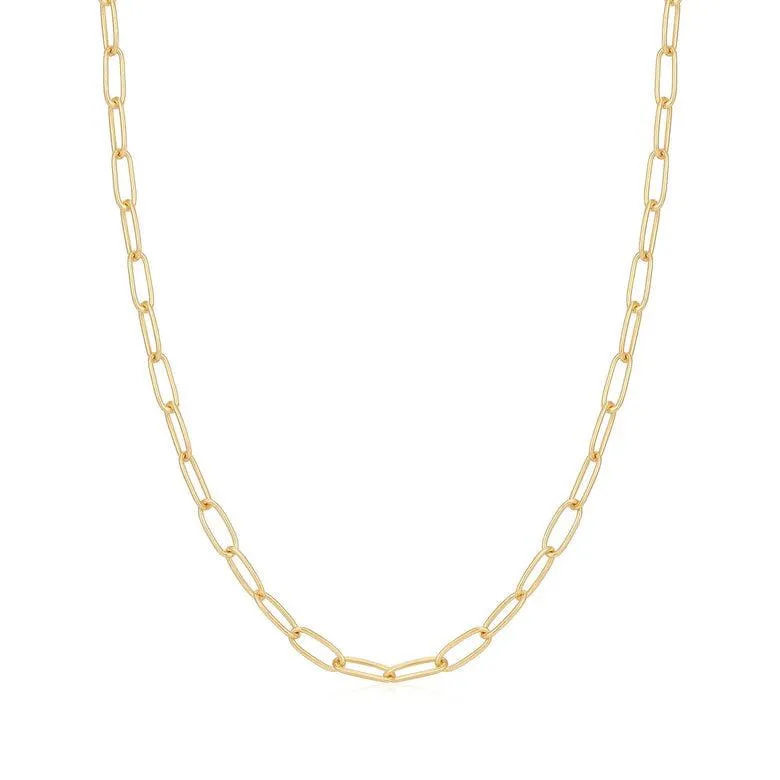 Ania Haie Gold Link Charm Chain Necklace