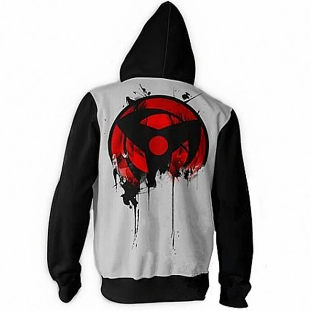 Anime Naruto Kakashi Boruto 3D Hoody Uzumaki Jacket Uchiha Sasuke Akatsuki Tops Hoodies Sweatshirt Thin Zipper Coat Streetwear