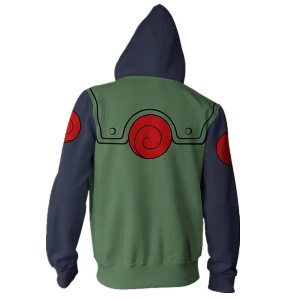 Anime Naruto Kakashi Boruto 3D Hoody Uzumaki Jacket Uchiha Sasuke Akatsuki Tops Hoodies Sweatshirt Thin Zipper Coat Streetwear