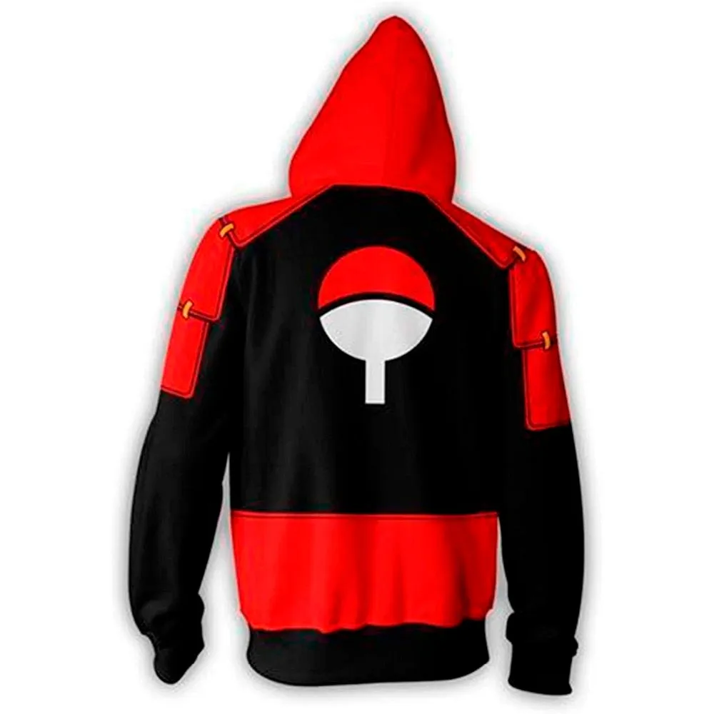 Anime Naruto Kakashi Boruto 3D Hoody Uzumaki Jacket Uchiha Sasuke Akatsuki Tops Hoodies Sweatshirt Thin Zipper Coat Streetwear