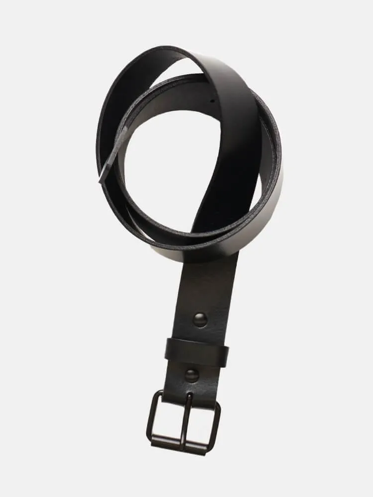 AS Colour Leather Belt - Black