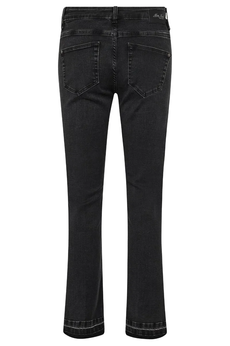 Ashley Perla Jeans Regular | Black | Jeans fra Mos Mosh