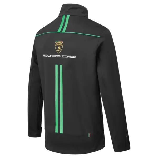 Automobili Lamborghini Squadra Corse Team Softshell Jacket- Black