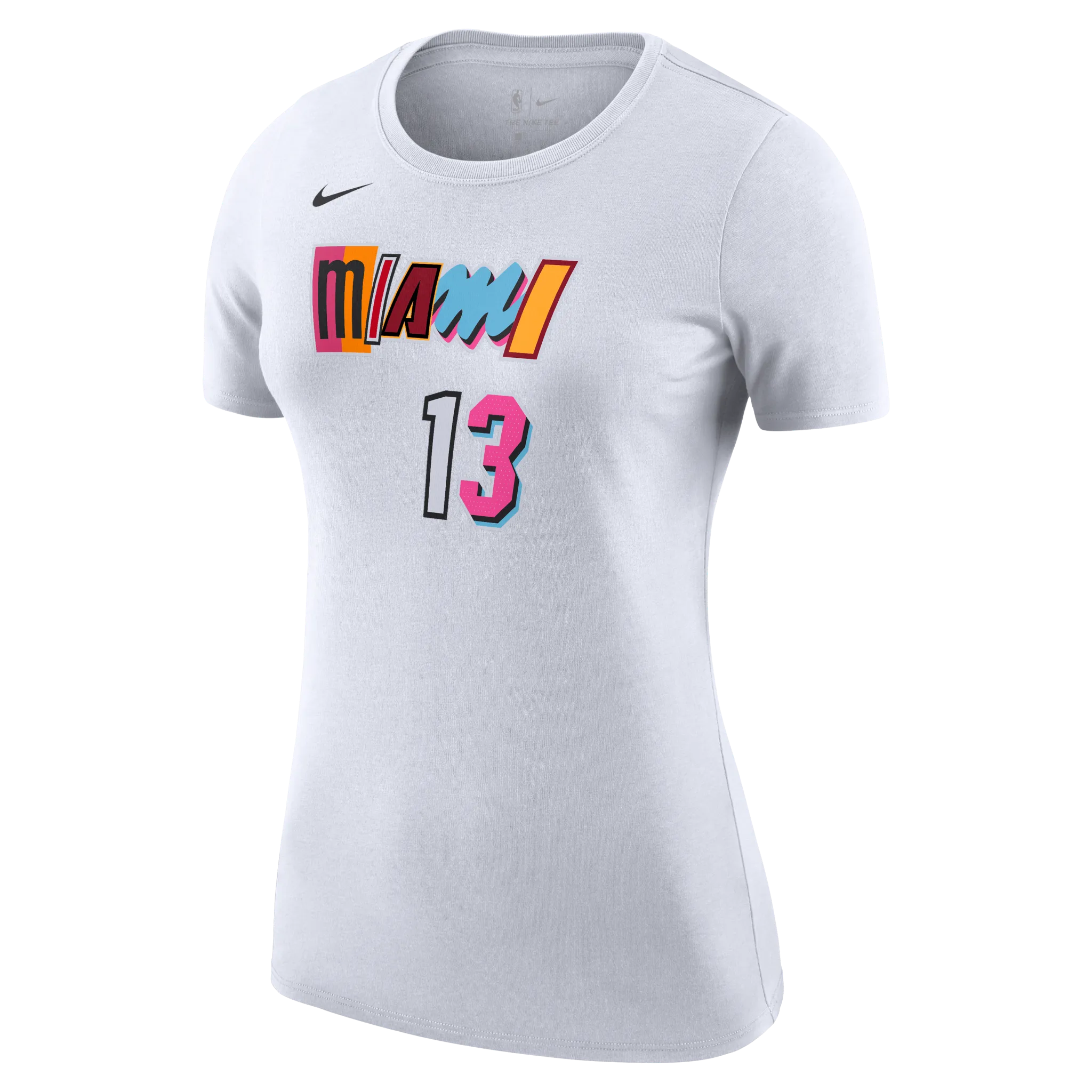 Bam Adebayo Nike Miami Mashup Vol. 2 Name & Number Women's Tee