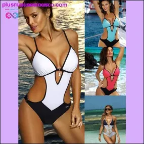 Bathing Suits Woman Thong One Piece Swimsuit Plus Size