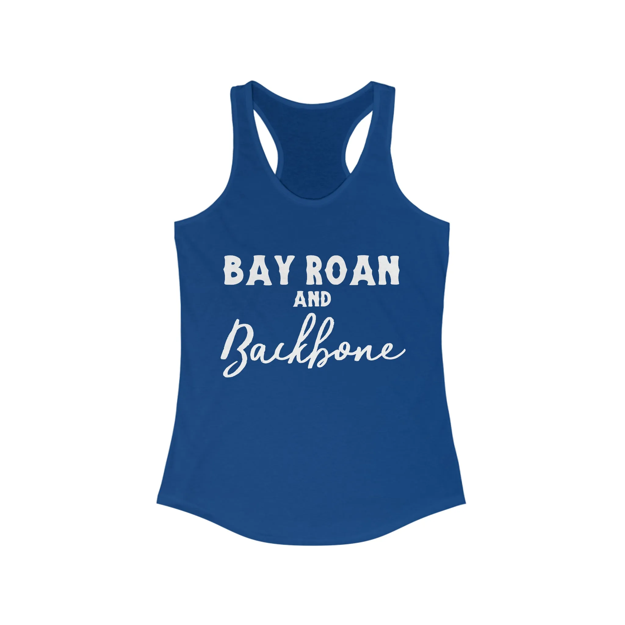 Bay Roan & Backbone Racerback Tank