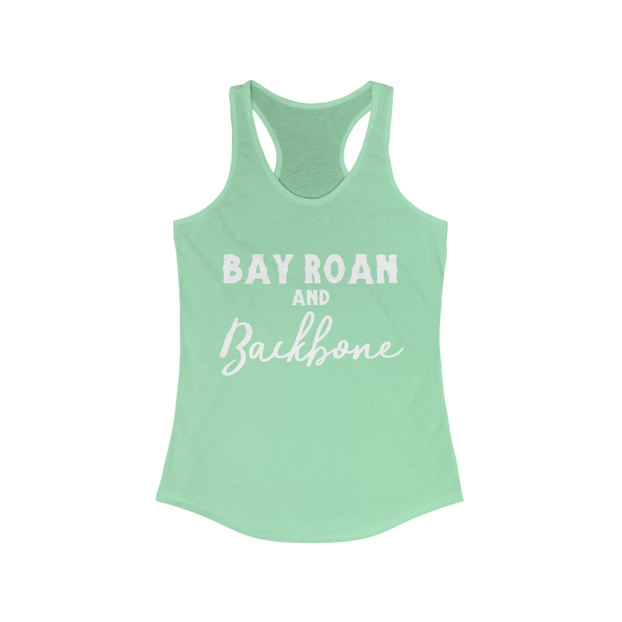 Bay Roan & Backbone Racerback Tank