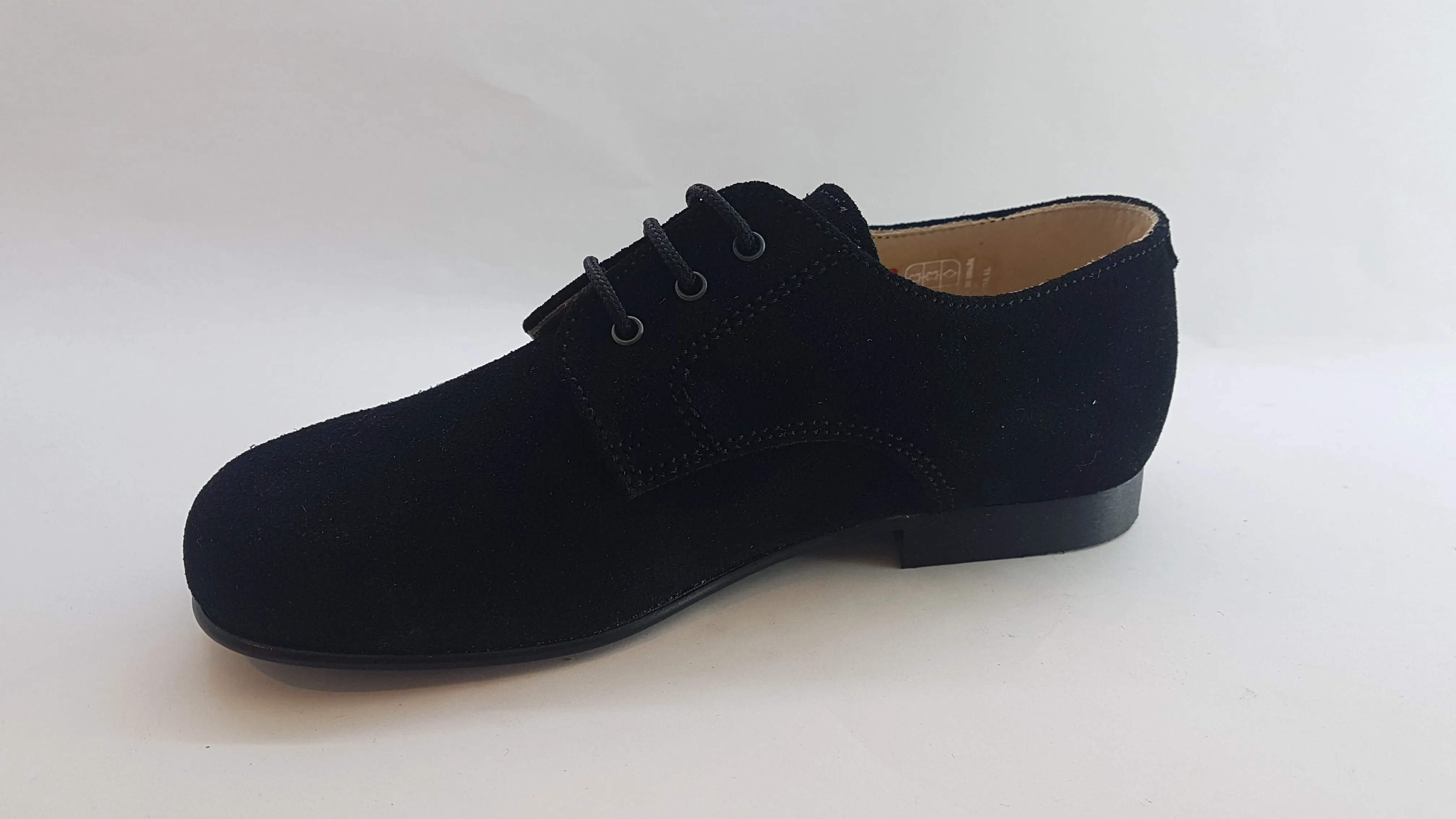 Beberlis Black Suede Oxford Dress Shoes