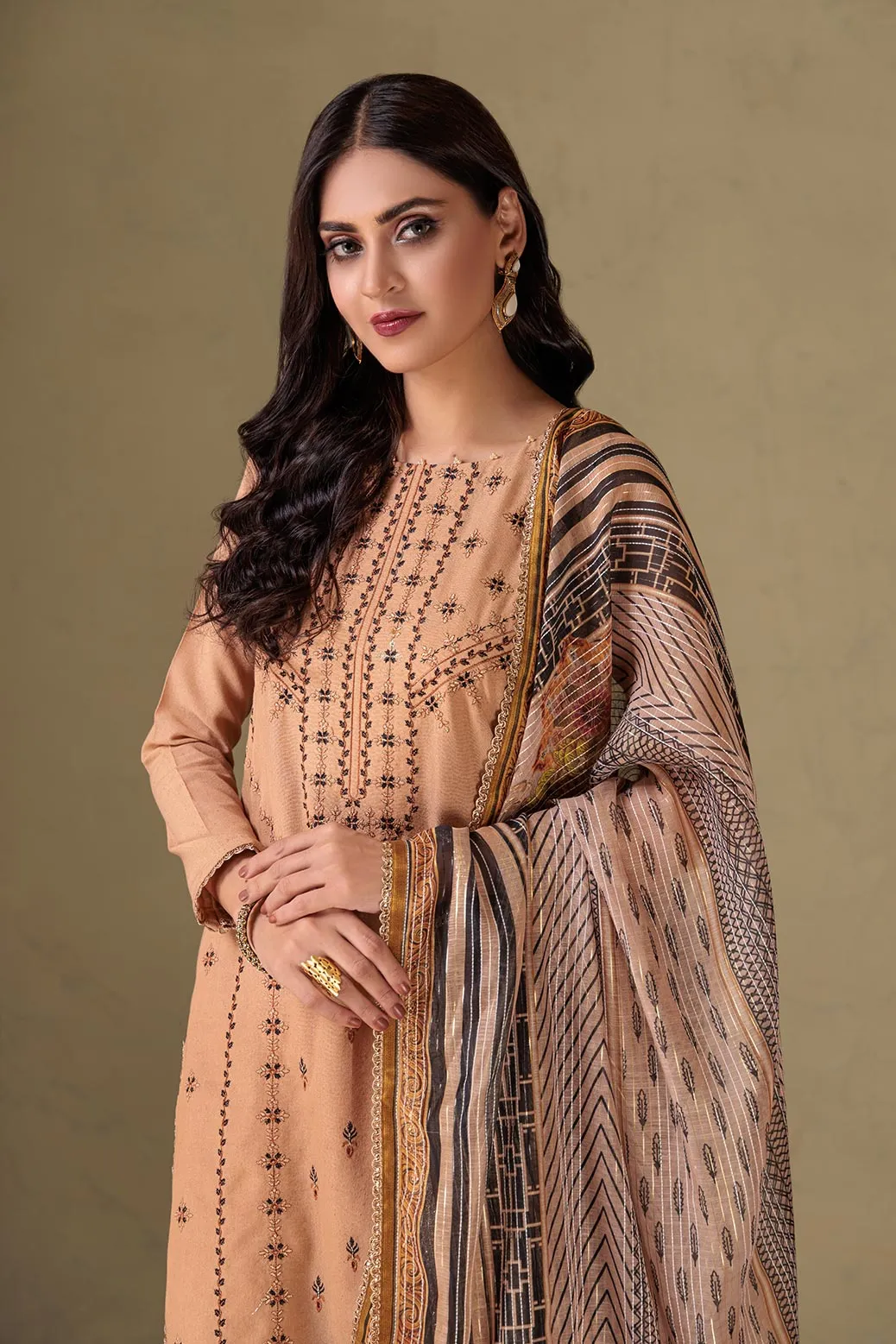 BEIGE-KARANDI-3 PIECE (HR2W223P04)