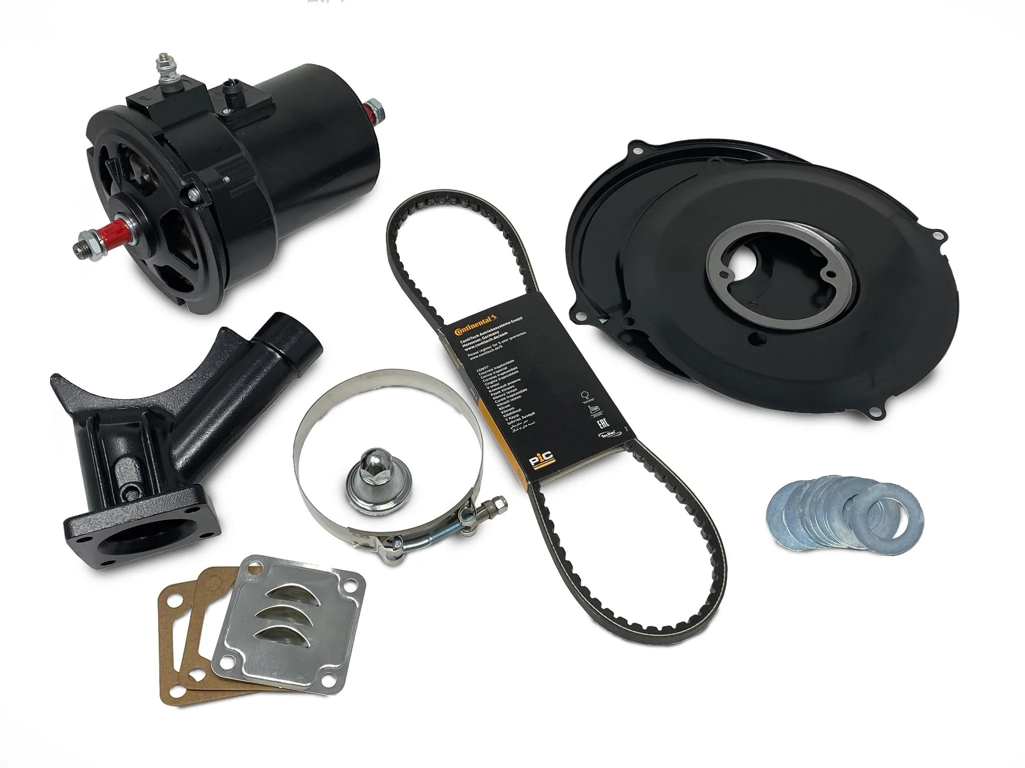 Black Alternator Kit - 75 Amp Deluxe - for Type 1 Engines - 8267