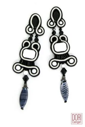 Black & White Dressy Earrings