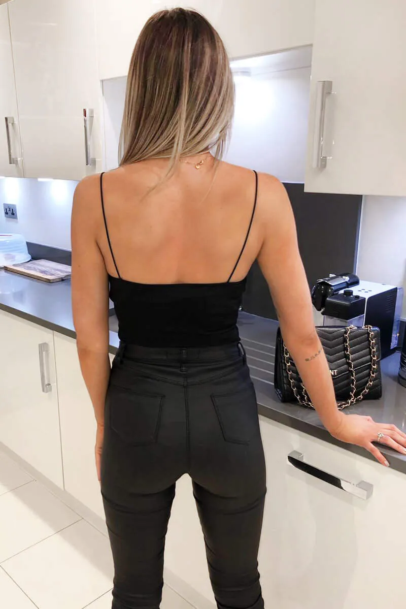 Black Cami Bodysuit