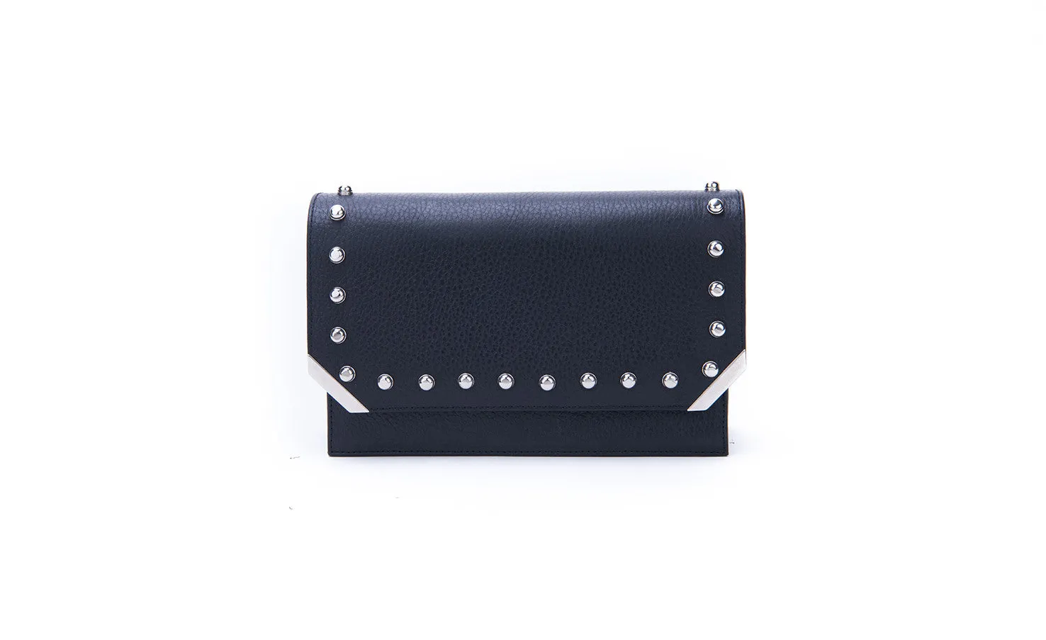 Black Kaia Clutch/ shoulder bag