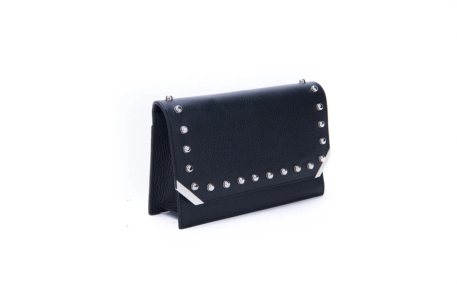 Black Kaia Clutch/ shoulder bag