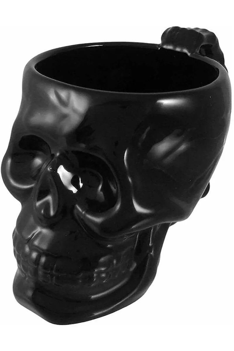 Black Skull Mug