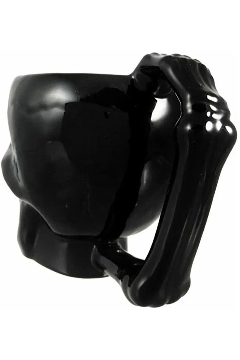 Black Skull Mug