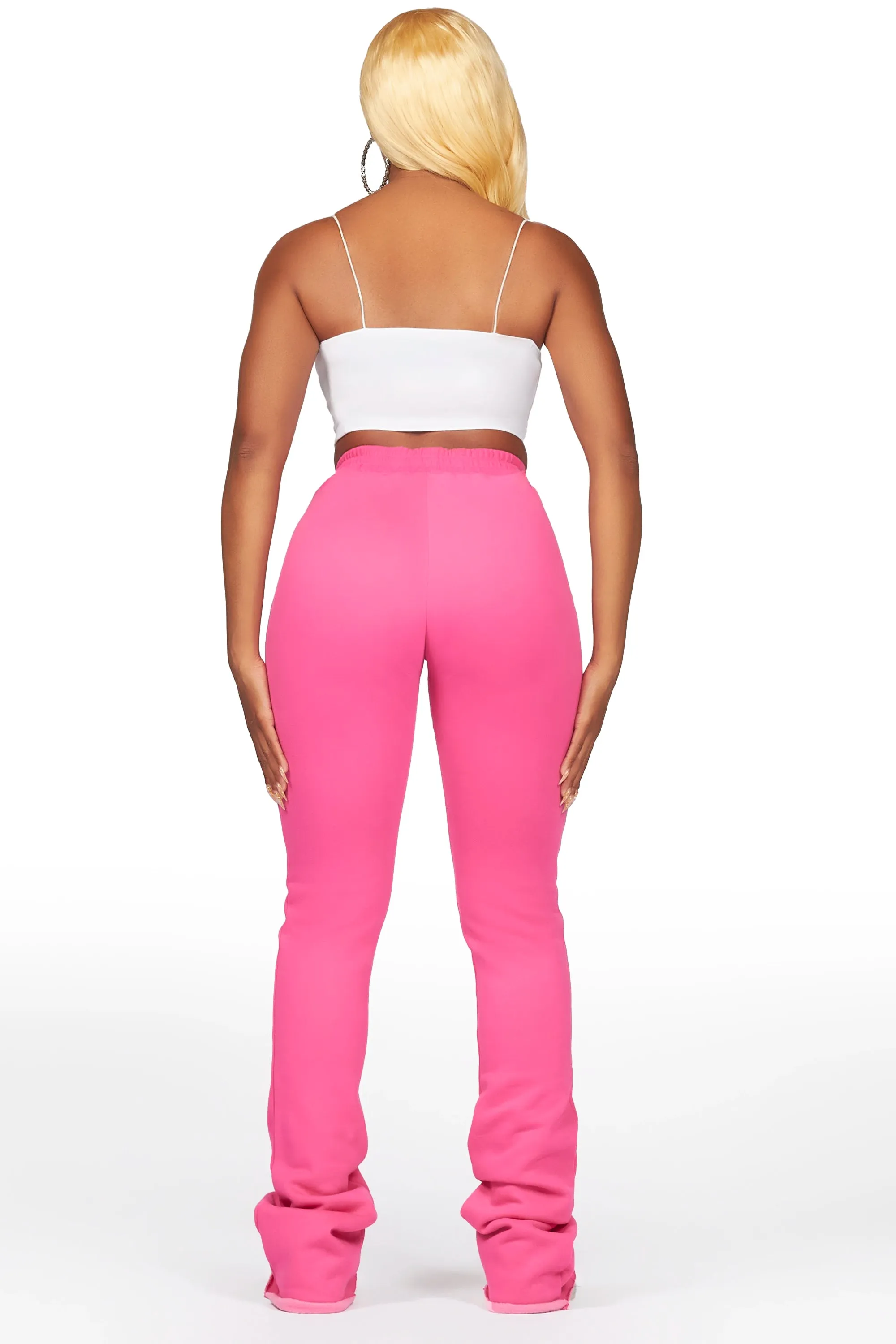 Blakely Hot Pink Super Stacked Pant