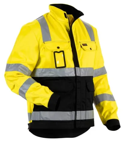 Blaklader High Visibility Safety Work Jacket with Multiple Pockets - 4023 (non-waterproof)