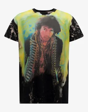 Bleached Jimi Hendrix Graphic T-Shirt -