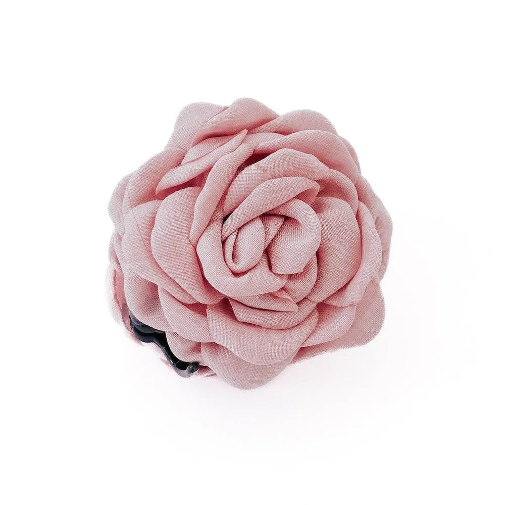 Blooming Rose Hair Claw Clip