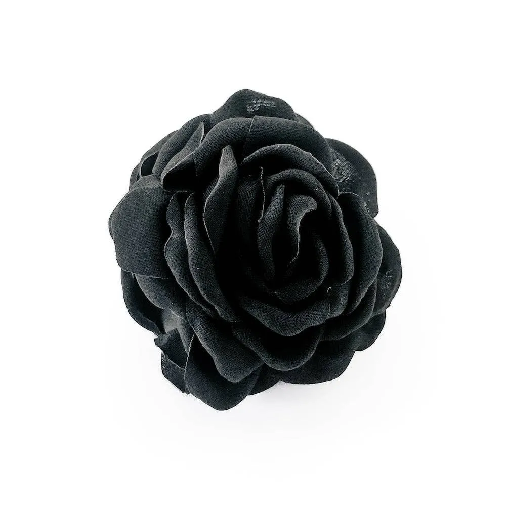 Blooming Rose Hair Claw Clip