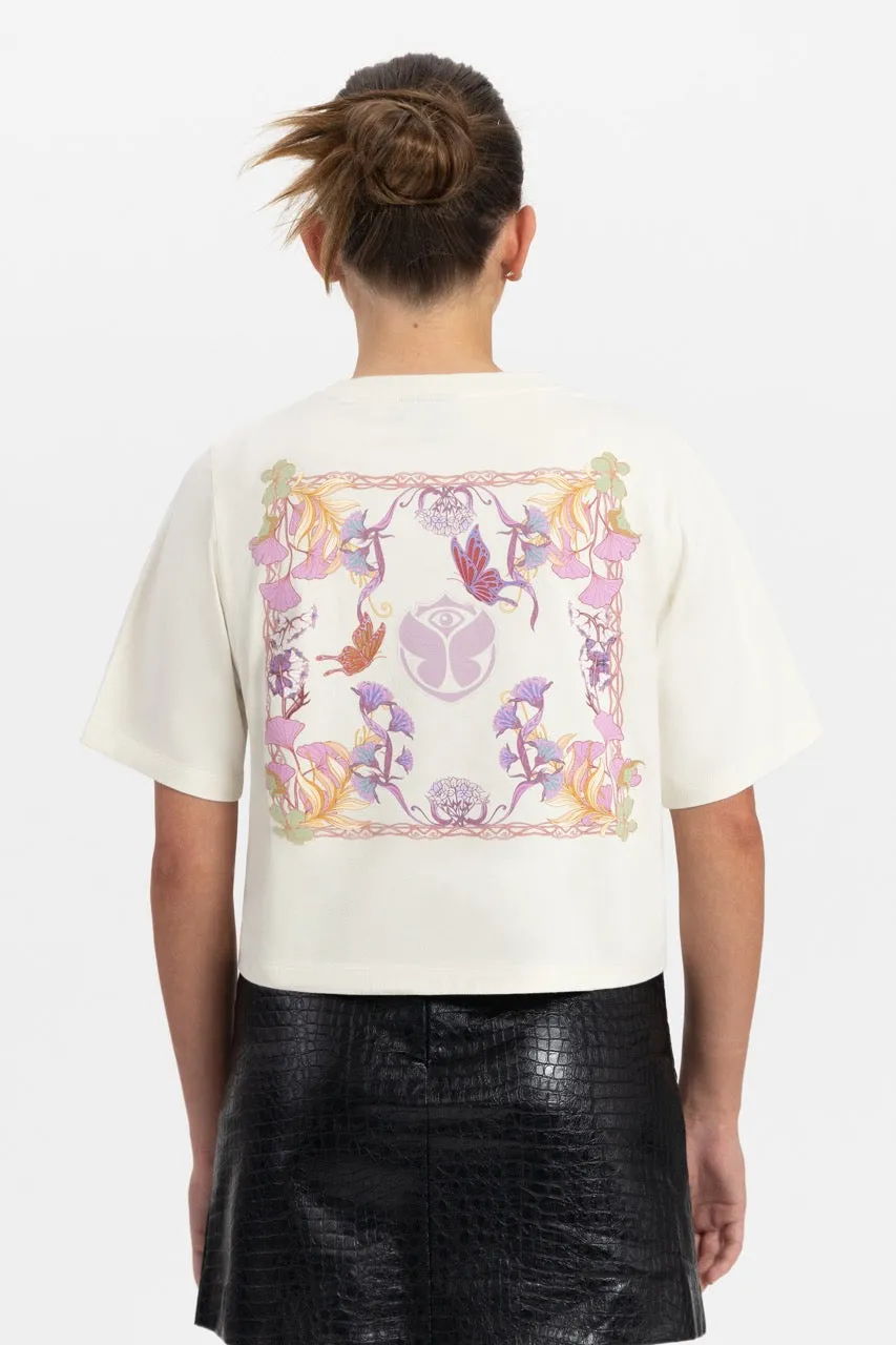 BOTANIC CROPPED T-SHIRT