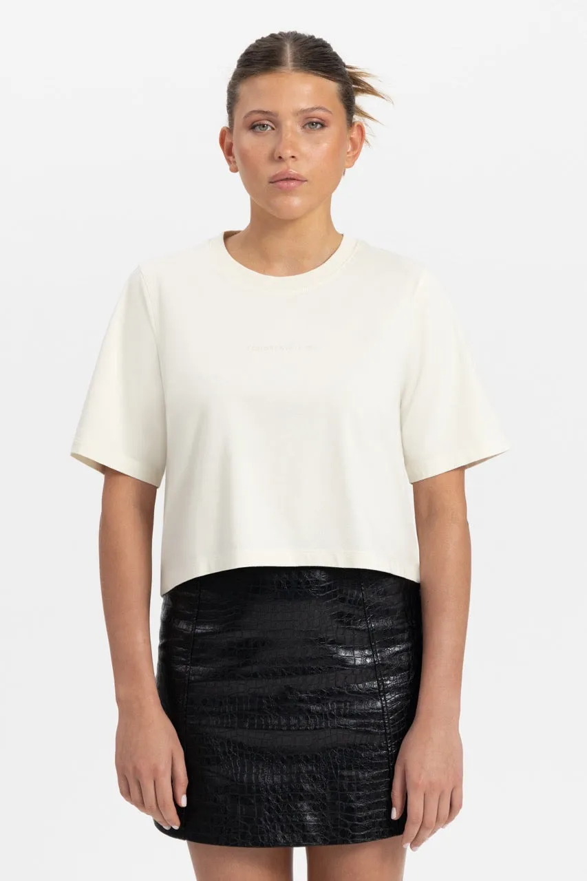 BOTANIC CROPPED T-SHIRT