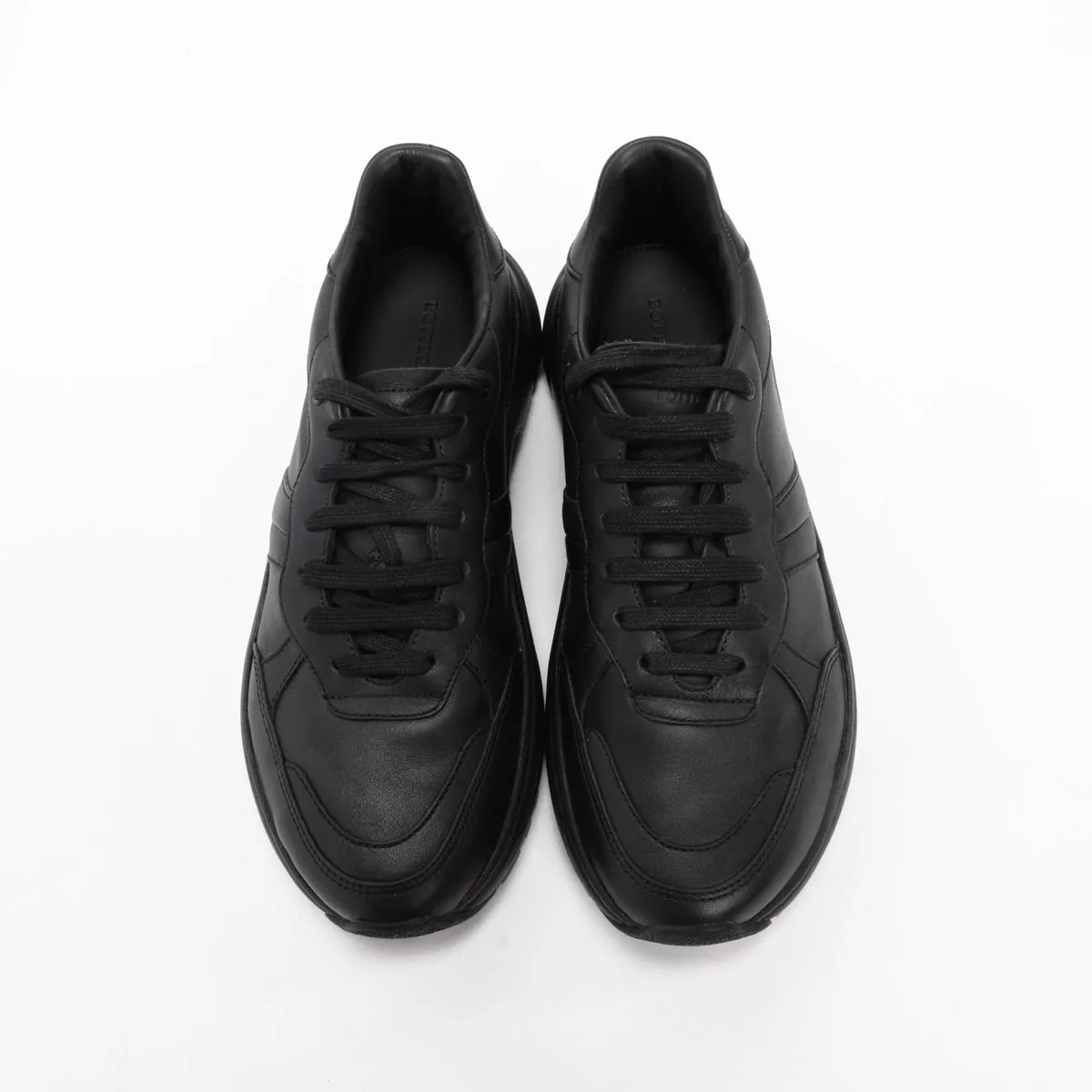 Bottega Veneta Black Leather Speedster Sneakers 42