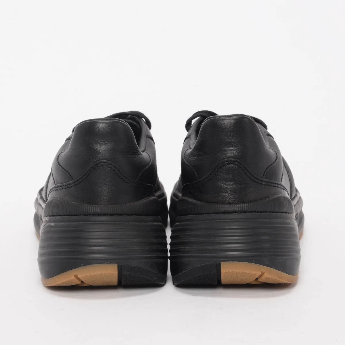 Bottega Veneta Black Leather Speedster Sneakers 42