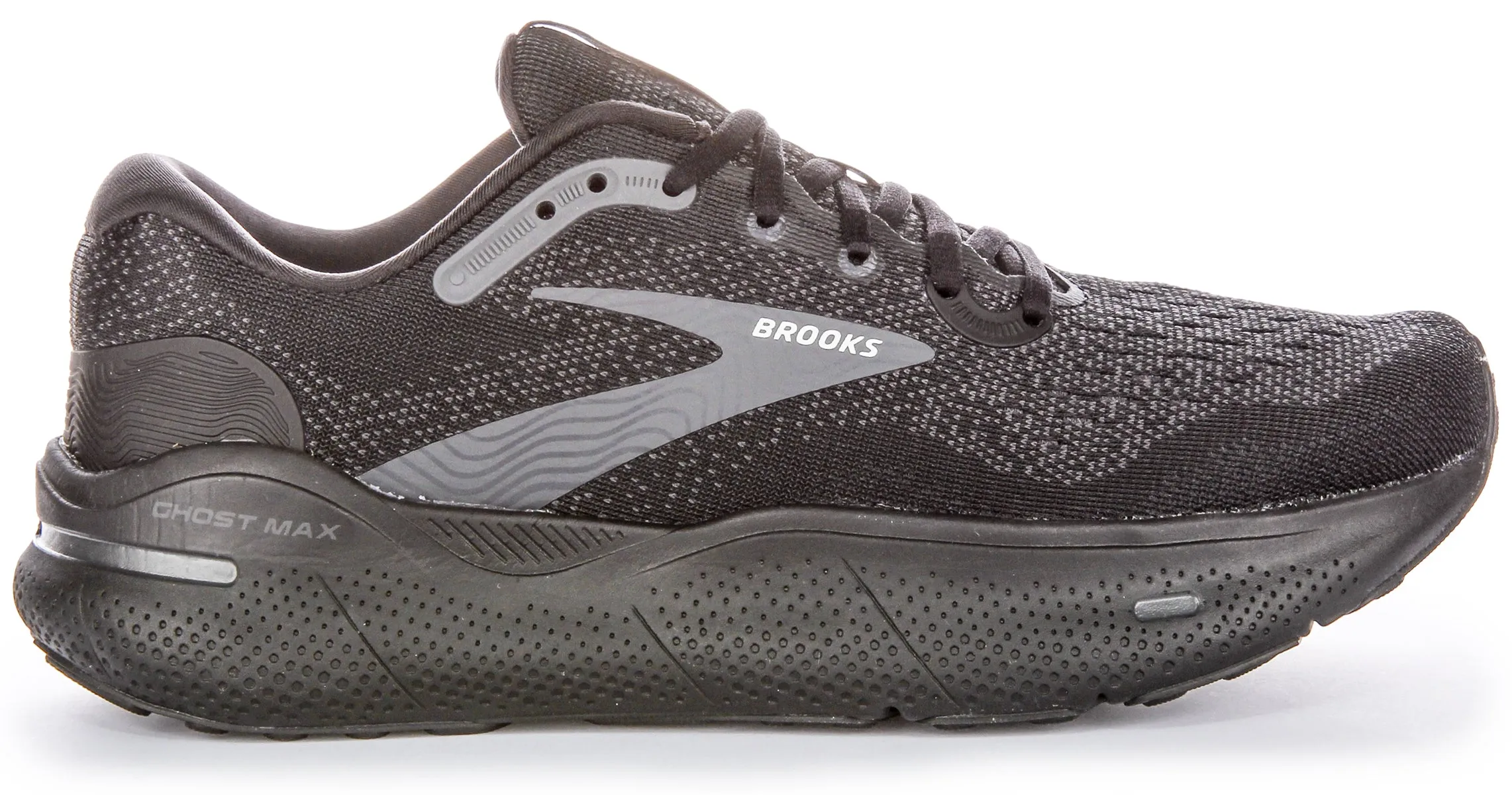 Brooks Ghost Max In Black For Men | Medium Fit