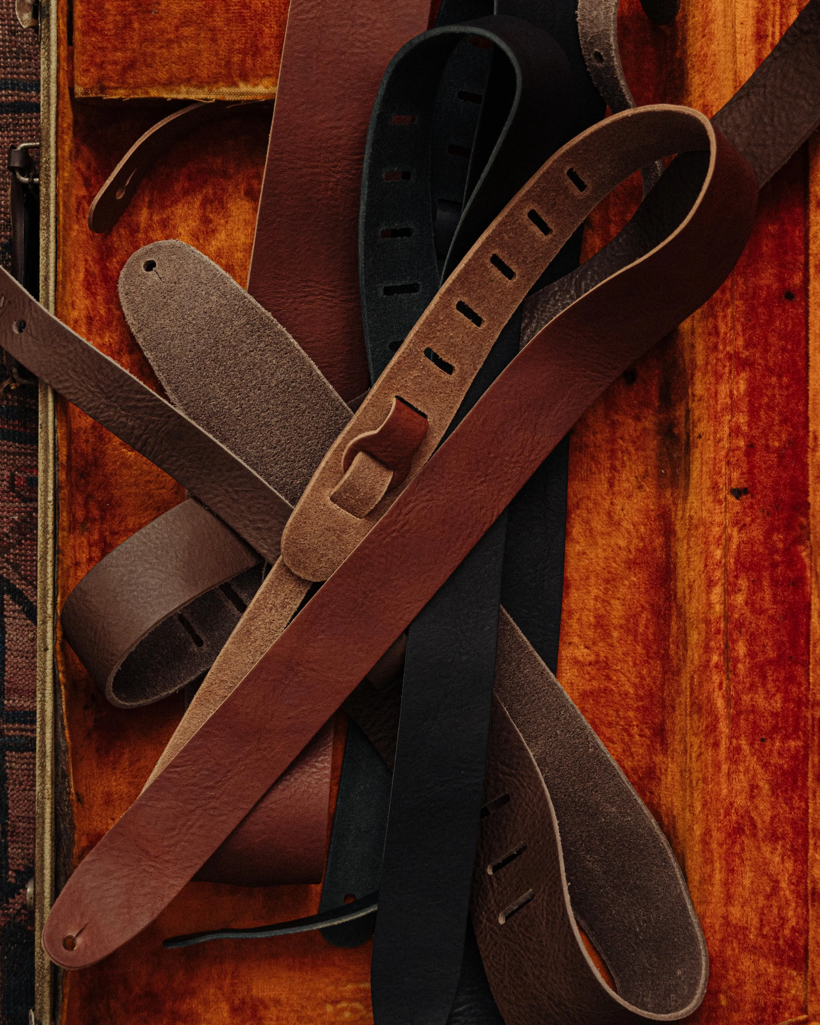 Brown 3" Guitar Strap