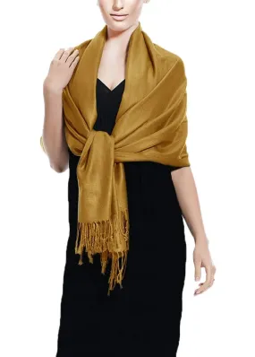 Brown Pashmina Shawl Wrap Scarf